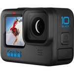 Kamera sportowa GoPro HERO10 Black - Waterproof Action Camera with Front LCD and Touch Rear Screens, 5.3K60 Ultra HD Video, 23MP Photos, 1080p Live Streaming, Webcam, Stabilization