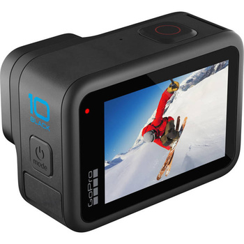 Kamera sportowa GoPro HERO10 Black - Waterproof Action Camera with Front LCD and Touch Rear Screens, 5.3K60 Ultra HD Video, 23MP Photos, 1080p Live Streaming, Webcam, Stabilization