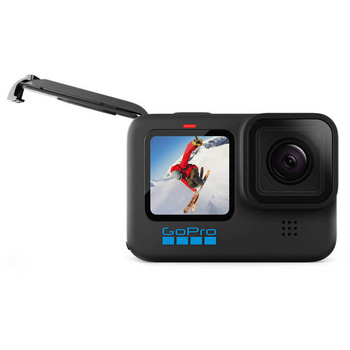 Kamera sportowa GoPro HERO10 Black - Waterproof Action Camera with Front LCD and Touch Rear Screens, 5.3K60 Ultra HD Video, 23MP Photos, 1080p Live Streaming, Webcam, Stabilization