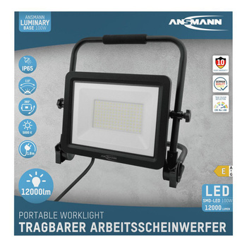 Reflektor roboczy ANSMANN FL100W-AC czarny