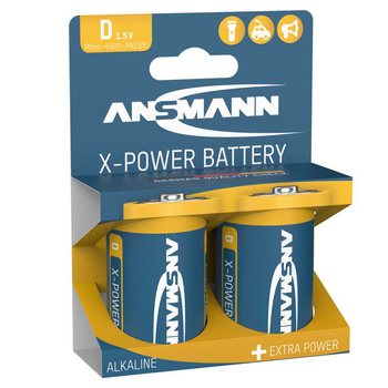 Baterie alkaliczne ANSMANN Premium X-Power D/LR20 1.5V - 2szt.