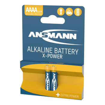 Baterie alkaliczne ANSMANN Premium X-Power AAAA/LR8 1.5V - 2szt.