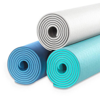 Mata do ćwiczeń Yunmai TPE Yoga Mat PRO Fitness szara