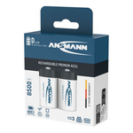 Akumulatory NiMH ANSMANN D/HR20 8500mAh 1.2V - 2szt.
