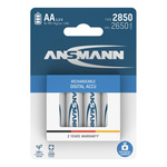 Akumulatory NiMH ANSMANN AA/HR6 2850mAh 1.2V - 4szt.