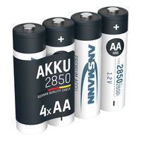 Akumulatory NiMH ANSMANN AA/HR6 2850mAh 1.2V - 4szt.