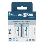 Akumulatory NiMH ANSMANN D/HR20 5000mAh 1.2V - 2szt.
