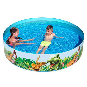 Bestway Basen Rozporowy Okrągły Dinozaury O6' x H15"/O1.83m x H38cm 55022