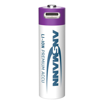 Akumulatory Li-Ion ANSMANN AA 2000mAh 1.5V USB-C - 4szt.