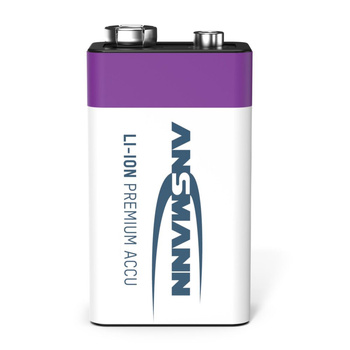 Akumulator Li-Ion ANSMANN E-Block 400mAh 9V USB-C