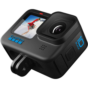 Kamera sportowa GoPro HERO10 Black - Waterproof Action Camera with Front LCD and Touch Rear Screens, 5.3K60 Ultra HD Video, 23MP Photos, 1080p Live Streaming, Webcam, Stabilization