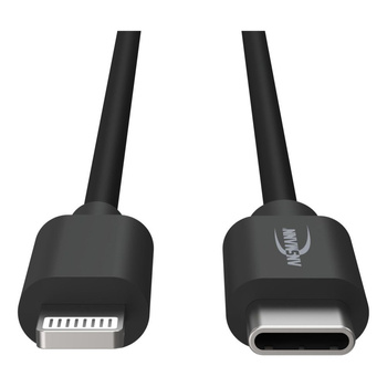 Kabel USB-C/Lightning ANSMANN 1.2m czarny