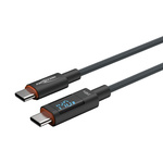 Kabel USB-C/USB-C ANSMANN 140W 1.2m czarny LED
