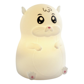 Lampka nocna ANSMANN silikonowa w kształcie chomika