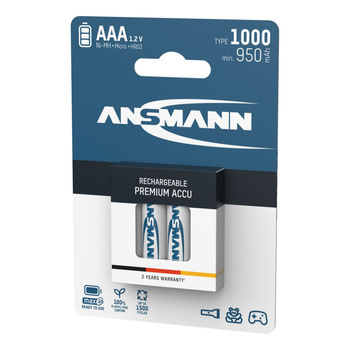 Akumulatory NiMH ANSMANN AAA/HR03 1000mAh 1.2V - 4szt.