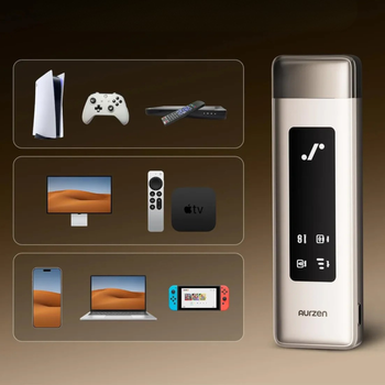 Aurzen CastPlay Wireless HDMl Dongle for ZIP Projector