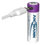 Akumulatory Li-Ion ANSMANN AA 2000mAh 1.5V USB-C - 4szt.