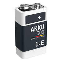 Akumulator NiMH ANSMANN Block/6F22 300mAh 8.4V