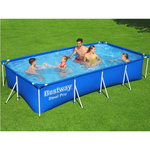 Basen stelażowy Bestway 4,00m x 2,11m x 81cm 56424 8 w 1 (basen,pompa,filtr,węże,aciski,sitko,łatka,instrukcja)