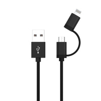 Kabel USB 3w1 ANSMANN 1.2m czarny
