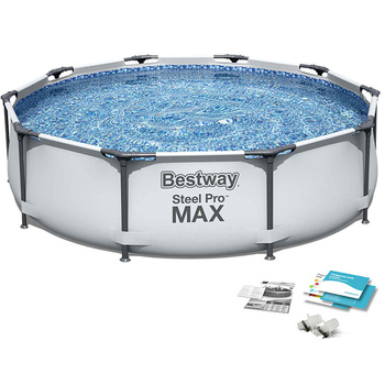 Bestway Basen stelażowy Steel Pro MAX 10' x 30"/3.05m x 76cm 56406