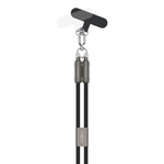 Smycz z kablem USB-C/Lightning ANSMANN 27W 1.2m czarna