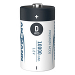 Akumulatory NiMH ANSMANN D/HR20 10000mAh 1.2V - 2szt.