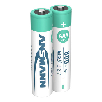 Akumulatory NiMH ANSMANN AAA/HR03 800mAh 1.2V - 2szt.