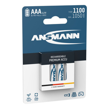 Akumulatory NiMH ANSMANN AAA/HR03 1100mAh 1.2V - 4szt.