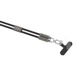 Smycz z kablem USB-C/Lightning ANSMANN 27W 1.2m czarna