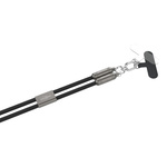 Smycz z kablem USB-C/Lightning ANSMANN 27W 1.2m czarna