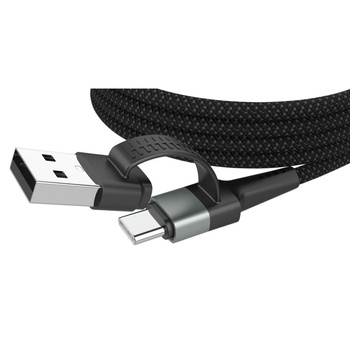 Kabel USB 4w1 ANSMANN magnetyczny 1.2m czarny