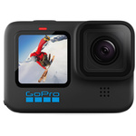 Kamera sportowa GoPro HERO10 Black - Waterproof Action Camera with Front LCD and Touch Rear Screens, 5.3K60 Ultra HD Video, 23MP Photos, 1080p Live Streaming, Webcam, Stabilization