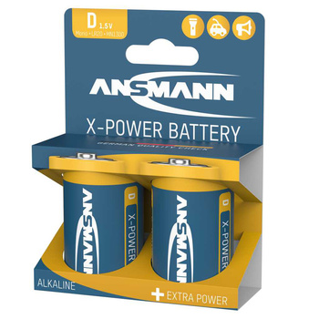 Baterie alkaliczne ANSMANN Premium X-Power D/LR20 1.5V - 2szt.