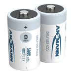 Akumulatory NiMH ANSMANN D/HR20 5000mAh 1.2V - 2szt.