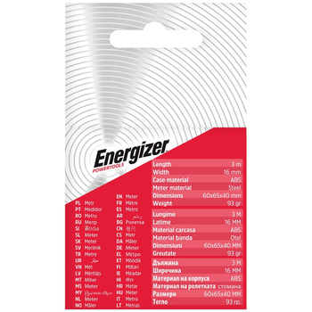 Miarka Energizer – 3 m