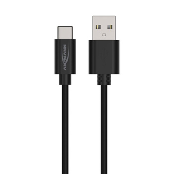 Kabel USB-A/USB-C ANSMANN 1m czarny