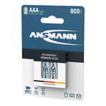 Akumulatory NiMH ANSMANN AAA/HR03 800mAh 1.2V - 4szt.
