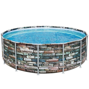 Basen stelażowy Bestway 4,27x1,22m kamień 56993