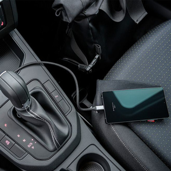 Kabel USB 4w1 ANSMANN magnetyczny 1.2m czarny