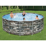 Basen stelażowy Bestway 4,27x1,22m kamień 56993