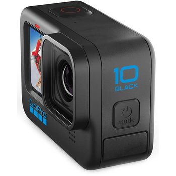 Kamera sportowa GoPro HERO10 Black - Waterproof Action Camera with Front LCD and Touch Rear Screens, 5.3K60 Ultra HD Video, 23MP Photos, 1080p Live Streaming, Webcam, Stabilization