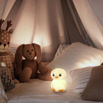 Lampka nocna ANSMANN silikonowa w kształcie pingwina