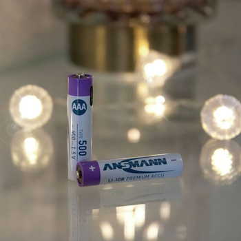 Akumulatory Li-Ion ANSMANN AAA 500mAh 1.5V USB-C - 4szt.