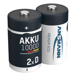 Akumulatory NiMH ANSMANN D/HR20 10000mAh 1.2V - 2szt.