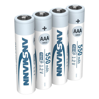 Akumulatory NiMH ANSMANN AAA/HR03 550mAh 1.2V - 4szt.