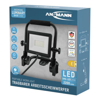 Reflektor roboczy ANSMANN FL20W-AC czarny