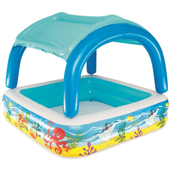 Bestway Dmuchany plac zabaw z daszkiem 55" x 55" x 45"/1.40m x 1.40m x 1.14m 52192