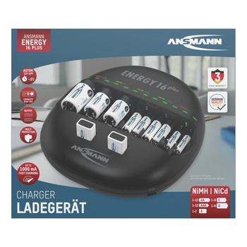 Ładowarka do akumulatorów ANSMANN Energy 16 plus