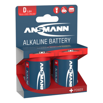 Baterie alkaliczne ANSMANN D/LR20 1.5V - 2szt.